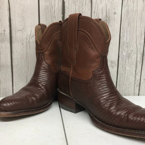 Tecovas Shoes - Tecovas Brown Lizard Boots